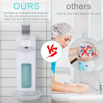 1000ml wall-mounted soap dispenser liquid soap bottle manual press soap liquid emulsion dispenser kitchen accessories
1000ml wall-mounted soap dispenser liquid soap bottle manual press soap liquid emulsion dispenser kitchen accessories