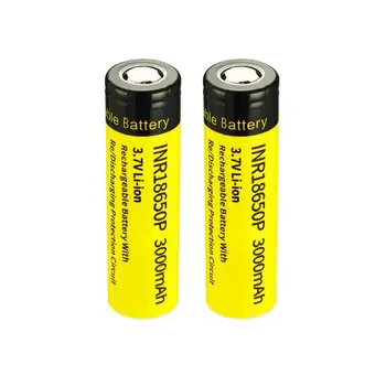 EBL 2Pcs 18650 Rechageable Battery NCR18650P 3.7v 3000mAh Protection Circuit Lithium Batteries Flashlight Batteria Rechargeable
EBL 2Pcs 18650 Rechageable Battery NCR18650P 3.7v 3000mAh Protection Circuit Lithium Batteries Flashlight Batteria Rechargeable