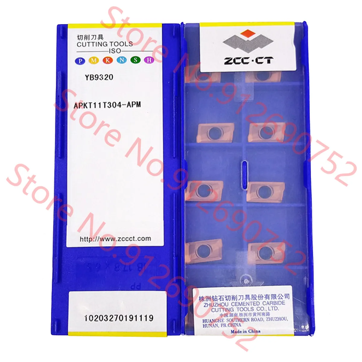 

APKT11T304 APKT11T308 APKT11T312 APKT11T316 APKT11T320-APM YB9320 ZCC.CT Milling Carbide Insert APKT Inserts