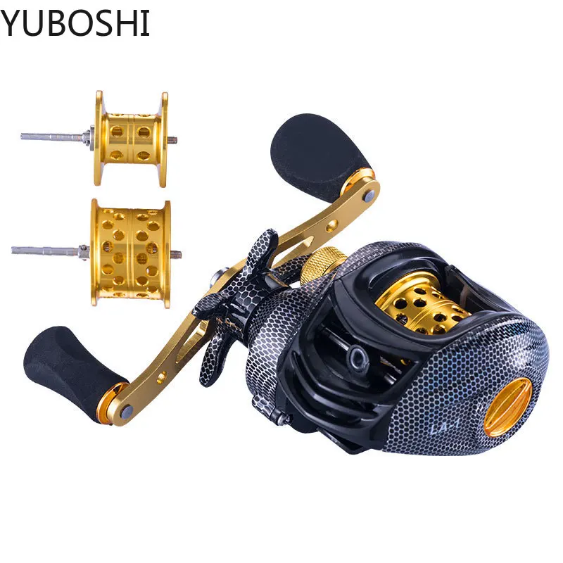 YUBOSHI 2023 New Baitcasting Reel 6KG Max Drag Shallow Deep Spool 4+1BB Fishing Coil Freshwater/Saltwater Fishing reel
YUBOSHI 2023 New Baitcasting Reel 6KG Max Drag Shallow Deep Spool 4+1BB Fishing Coil Freshwater/Saltwater Fishing reel