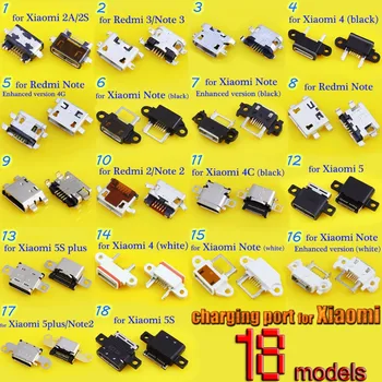 18models Micro USB jack charging data connector for Xiaomi 5plus/Note2/mi5s Tail charging port NEW Typ C USB Connector 
18models Micro USB jack charging data connector for Xiaomi 5plus/Note2/mi5s Tail charging port NEW Typ C USB Connector