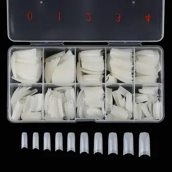 100pcs French Natural Acrylic Nail Tips with Case Manicure Practice Hand Stencils Fake Nails Salons False Factory Wholesale
100pcs French Natural Acrylic Nail Tips with Case Manicure Practice Hand Stencils Fake Nails Salons False Factory Wholesale