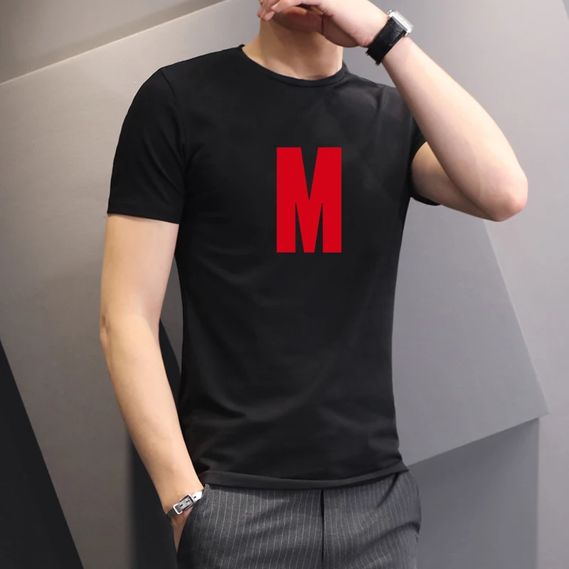 Summer Newest M letter print Men T shirt Fashion Tops lovely Tee Shirt Homme Hip Hop black Tee Clothes For marvel t shirt
Summer Newest M letter print Men T shirt Fashion Tops lovely Tee Shirt Homme Hip Hop black Tee Clothes For marvel t shirt