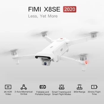 Original FIMI X8 SE 2020 Camera Drone 5KM FPV 3-axis Gimbal HD4K Camera GPS 30 mins Flight Time RC Drone Quadcopter RTF
Original FIMI X8 SE 2020 Camera Drone 5KM FPV 3-axis Gimbal HD4K Camera GPS 30 mins Flight Time RC Drone Quadcopter RTF