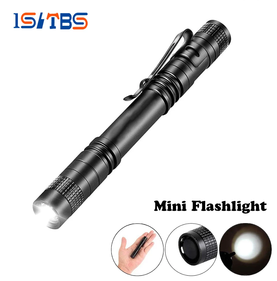 LED Mini Flashlight Portable Torch XPE Chip Aluminium Alloy Outdoors Waterproof AAA Battery Flashlights Hiking Camping Light 
LED Mini Flashlight Portable Torch XPE Chip Aluminium Alloy Outdoors Waterproof AAA Battery Flashlights Hiking Camping Light