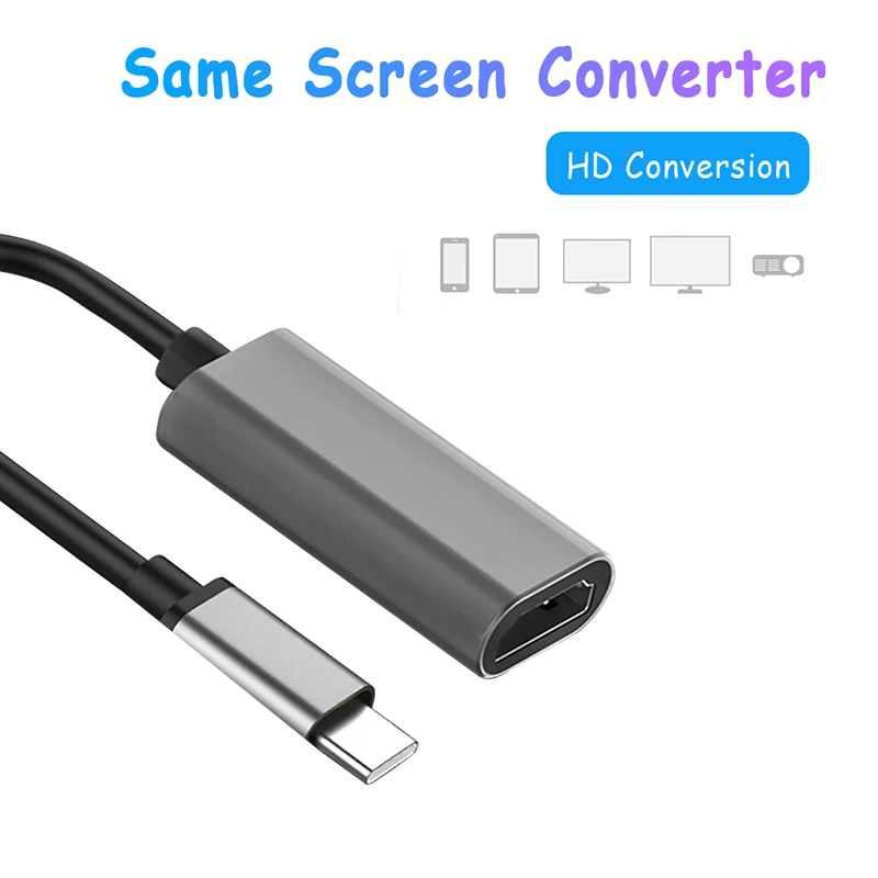 4K USB3.1 To HDMI Adapter USB Type C To HDMI Adapter Male To Female Cable Converter For MacBook Huawei Matebook Samsung Laptops
4K USB3.1 To HDMI Adapter USB Type C To HDMI Adapter Male To Female Cable Converter For MacBook Huawei Matebook Samsung Laptops