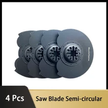 6 Pcs 88mm Saw Blade Semi-circular Multi-function Swing Type Multi-function Tool Saw Blade Carbide Segment Saw Blade for Wood Me
6 Pcs 88mm Saw Blade Semi-circular Multi-function Swing Type Multi-function Tool Saw Blade Carbide Segment Saw Blade for Wood Me