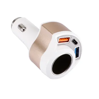 Dual Ports 5V/3A USB QC3.0 Fast Car Charger Cigarette Lighter Adapter For Phone with indicator lights Small size Car charger
Dual Ports 5V/3A USB QC3.0 Fast Car Charger Cigarette Lighter Adapter For Phone with indicator lights Small size Car charger