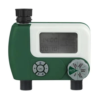 Battery Powered LCD Display Home Garden Water Timer Outdoor Support Manual Switch Dual Interface Irrigation Controller Automatic
Battery Powered LCD Display Home Garden Water Timer Outdoor Support Manual Switch Dual Interface Irrigation Controller Automatic