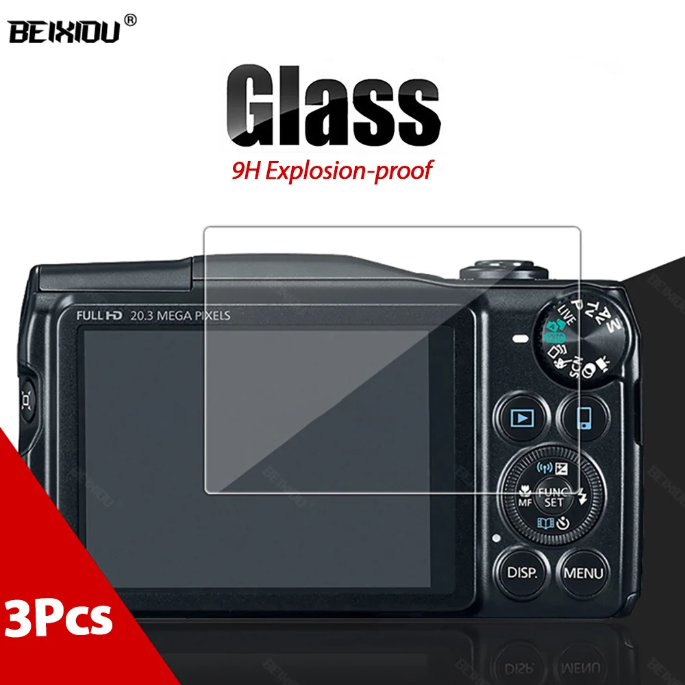 2 Pcs Tempered Glass Screen Protector for Canon Power Shot SX720HS SX710HS PowerShot SX720 SX710 HS Protective Film | Электроника