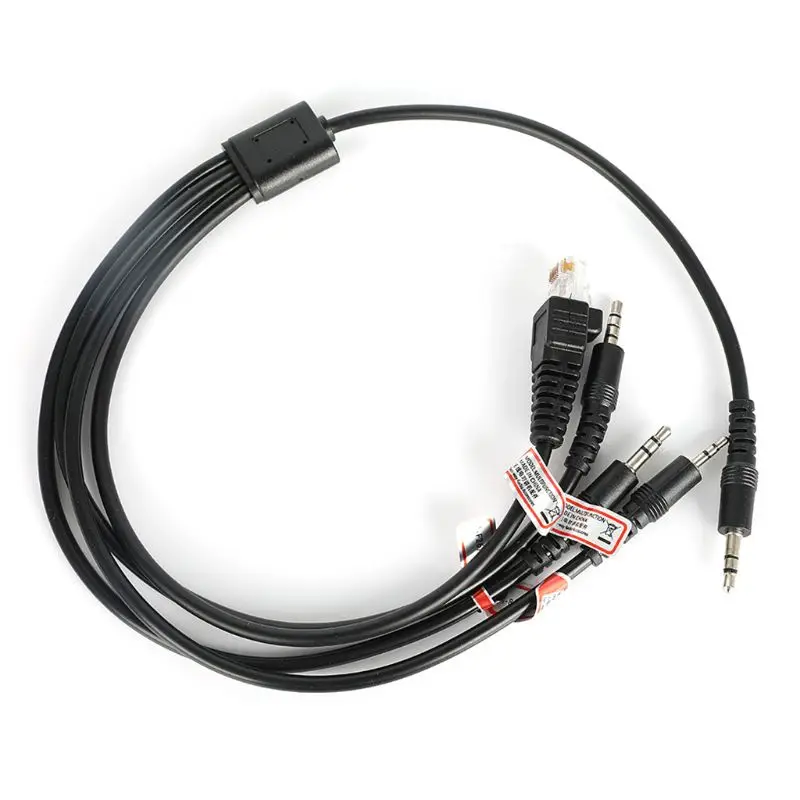 8 в 1 кабель программирования для Motorola PUXING BaoFeng UV 5R Yaesu Wouxun G6DD|Запчасти и аксессуары