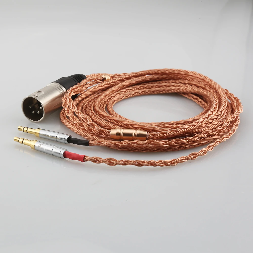 HiFi XLR Balanced 16 cores 99% Pure 7N OCC Copper Headphone Cable for Hifiman Sundara Ananda HE1000se HE6se he400i he400se Arya HiFi XLR Balanced 16 cores 99% Pure 7N OCC Copper Headphone Cable for Hifiman Sundara Ananda HE1000se HE6se he400i he400se Arya