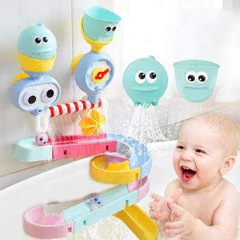 Kids Birthday Gifts Baby Bath Toy Suction Cup Track Water Games Toys Summer Children's Play Water Bathroom Bath Shower Water Toy 
Kids Birthday Gifts Baby Bath Toy Suction Cup Track Water Games Toys Summer Children's Play Water Bathroom Bath Shower Water Toy