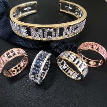 2020 new S925 pure silver light luxury creative letter charm sweet romantic style bracelet ring women brand jewelry
2020 new S925 pure silver light luxury creative letter charm sweet romantic style bracelet ring women brand jewelry