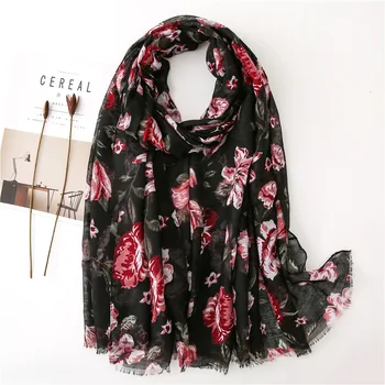 Popular Autumn winter women scarf print tourism silk scarves Fashion Flower seaside sunscreen quality cotton material shawl
Popular Autumn winter women scarf print tourism silk scarves Fashion Flower seaside sunscreen quality cotton material shawl
