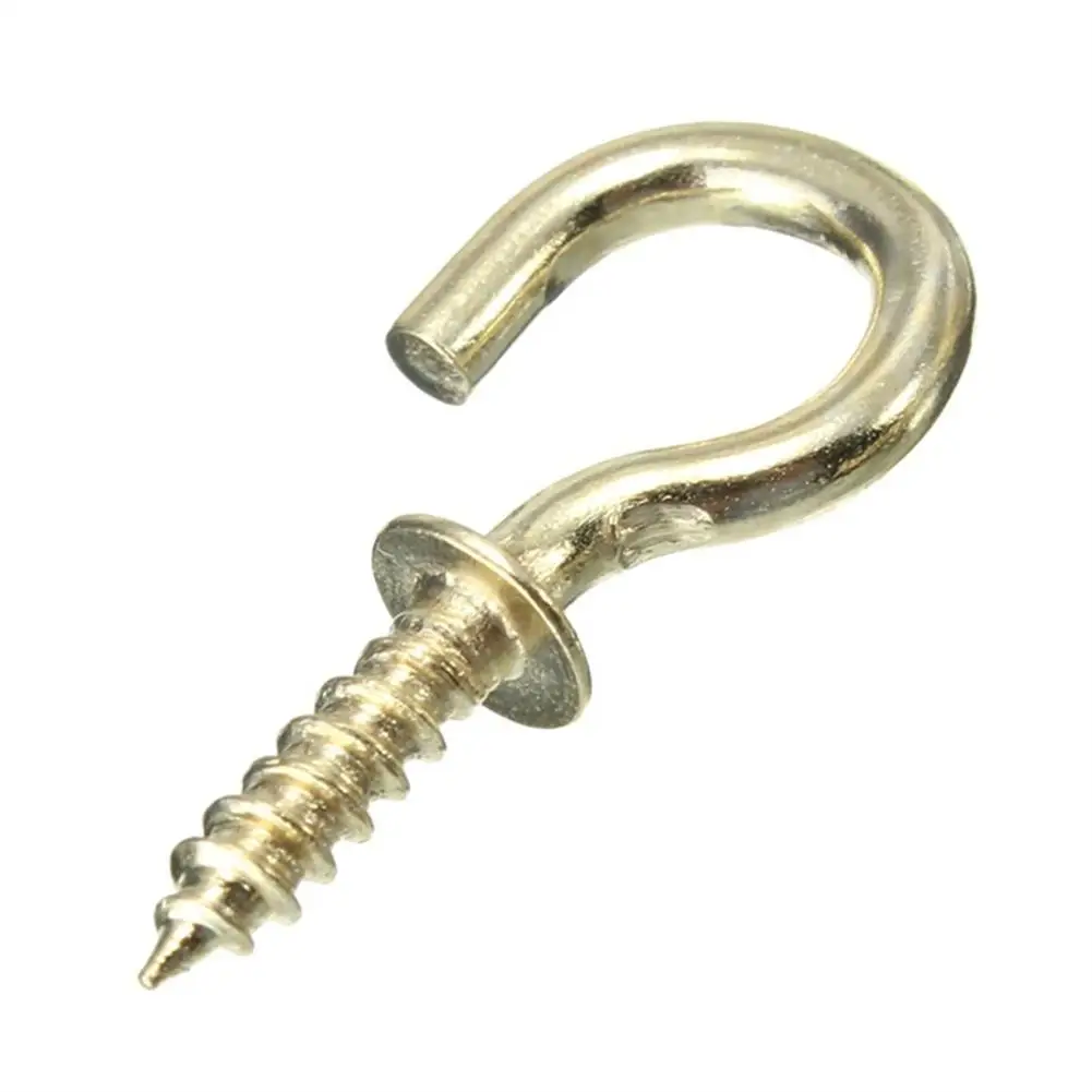 20Pcs Heavy Duty Copper Plated Screw-in Shouldered Cup Ceiling Hooks Hanger Furniture Accessories Suitable for hanging clothes
20Pcs Heavy Duty Copper Plated Screw-in Shouldered Cup Ceiling Hooks Hanger Furniture Accessories Suitable for hanging clothes