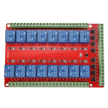 DC 5V 16 Channel Relay Module Two-Way Isolated Type Optocoupler 16 Channel Relay Module Interface Board 
DC 5V 16 Channel Relay Module Two-Way Isolated Type Optocoupler 16 Channel Relay Module Interface Board