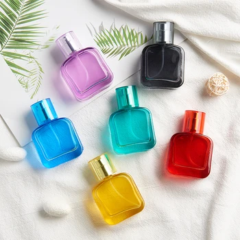 MUB 30ml Colored Glass Refillable Spiral Thick Bottom Square Glass Atomizer Perfume Bottle Cosmetic Empty Spray Bottle Container
MUB 30ml Colored Glass Refillable Spiral Thick Bottom Square Glass Atomizer Perfume Bottle Cosmetic Empty Spray Bottle Container