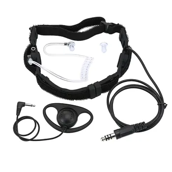 NATO Nexus Soft Throat Headphones Tactical Mic Adapter Military Airsoft Headset Sniper Throat Mic & Tube Earphone Set
NATO Nexus Soft Throat Headphones Tactical Mic Adapter Military Airsoft Headset Sniper Throat Mic & Tube Earphone Set