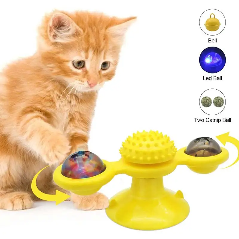 Windmill funny cat toy portable shaving brush combing massage sucker catnip cat educational training toy
Windmill funny cat toy portable shaving brush combing massage sucker catnip cat educational training toy