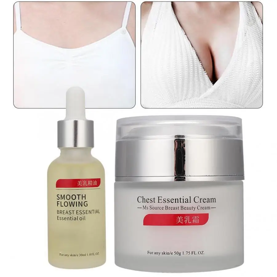 Breast Enhancement Set Nourishing Firming Cream Chest Breast Enlarging Massage Essential Oil for Female 50g + 30ml
Breast Enhancement Set Nourishing Firming Cream Chest Breast Enlarging Massage Essential Oil for Female 50g + 30ml