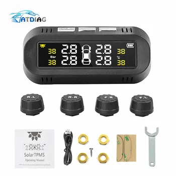 USB or Solar Charging Car TPMS Tire Pressure Monitoring System Digital LCD Display Auto Alarm tool Wireless 4 external Sensor
USB or Solar Charging Car TPMS Tire Pressure Monitoring System Digital LCD Display Auto Alarm tool Wireless 4 external Sensor