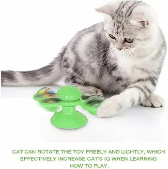 Cat Turning Windmill Turntable Tickle Cat Toy Scratch Hair Brush Pet Suction Cup
Cat Turning Windmill Turntable Tickle Cat Toy Scratch Hair Brush Pet Suction Cup