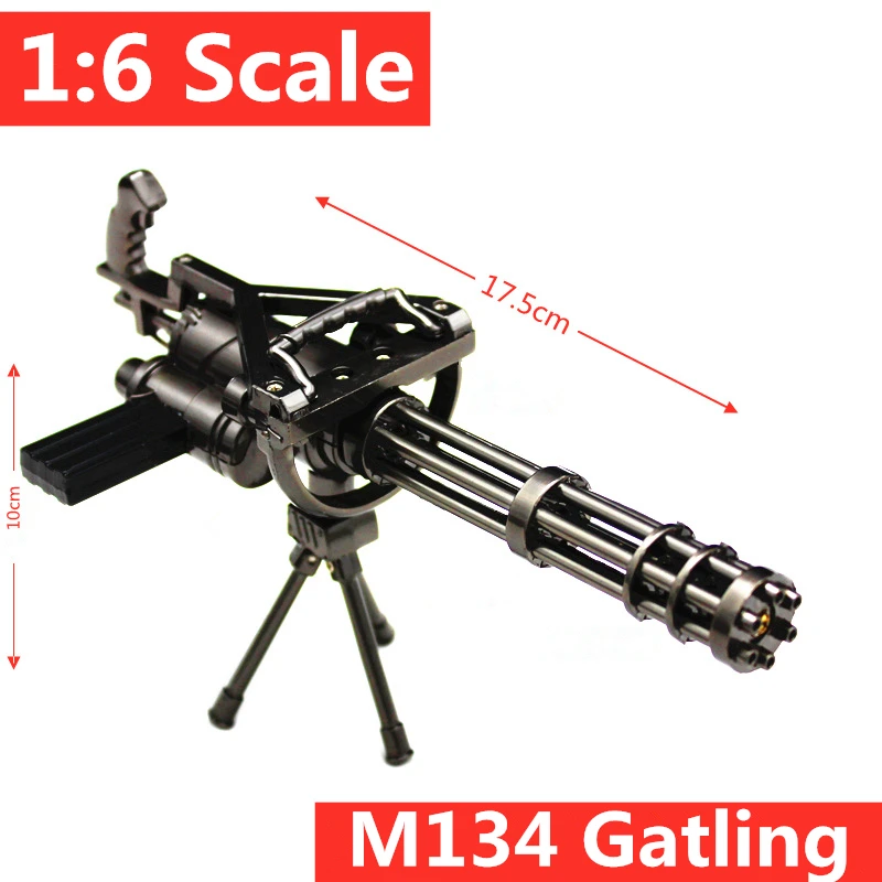 1/6 Scale M134 Gatling Machine Gun Alloy Model Weapon Toys Barrel Rotatable for 12'' Action Figure Accessories Cannot Shooting
1/6 Scale M134 Gatling Machine Gun Alloy Model Weapon Toys Barrel Rotatable for 12'' Action Figure Accessories Cannot Shooting