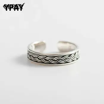 YPAY Real 925 Sterling Silver Open Cuff Rings for Women Top Quality Simple Style Drop shipping Finger Ring Fine Jewelry YMR284
YPAY Real 925 Sterling Silver Open Cuff Rings for Women Top Quality Simple Style Drop shipping Finger Ring Fine Jewelry YMR284