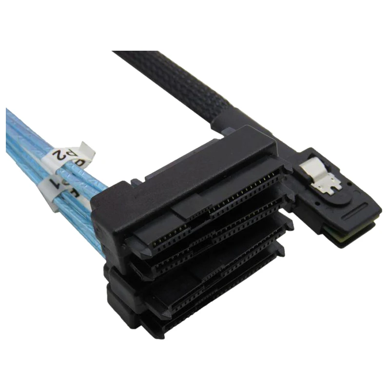 Hot New Mini SAS 36P SFF-8087 to (4) SFF-8482 Connectors With SATA Power Cable 3FT
Hot New Mini SAS 36P SFF-8087 to (4) SFF-8482 Connectors With SATA Power Cable 3FT