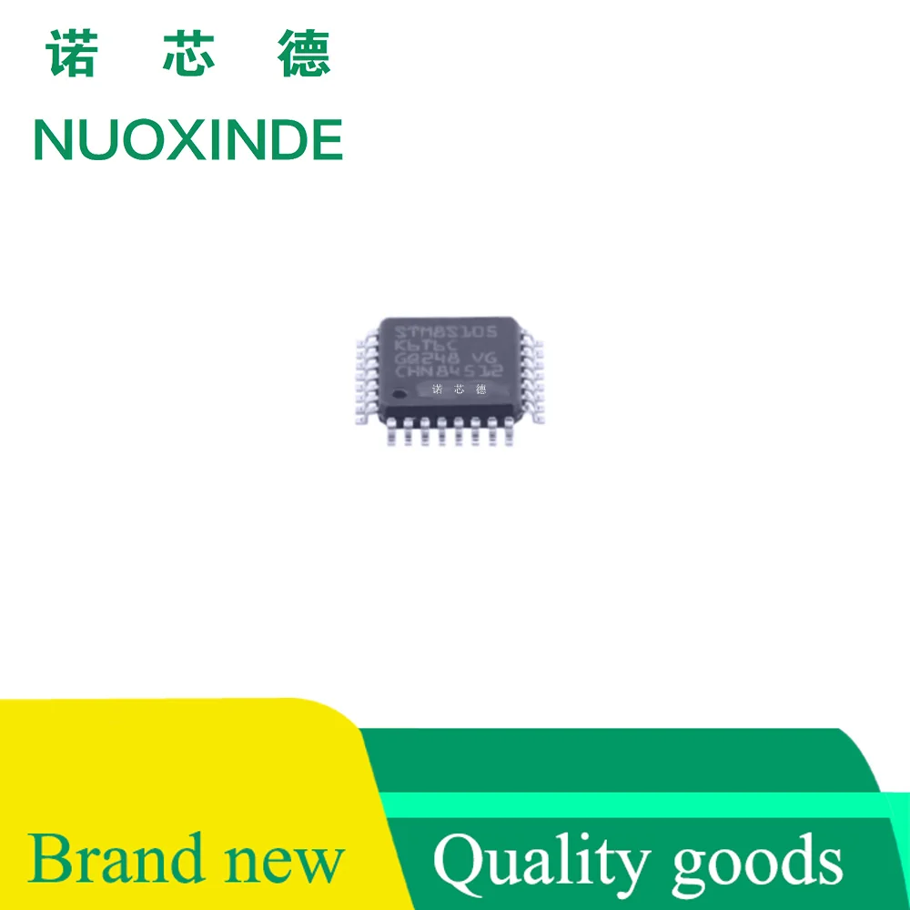 10PCS / LOT 100% NEW STM8S105K6T6 LQFP32 EMBEDDED MICROCONTROLLER CHIP ELECTRONIC COMPONENTS
10PCS / LOT 100% NEW STM8S105K6T6 LQFP32 EMBEDDED MICROCONTROLLER CHIP ELECTRONIC COMPONENTS