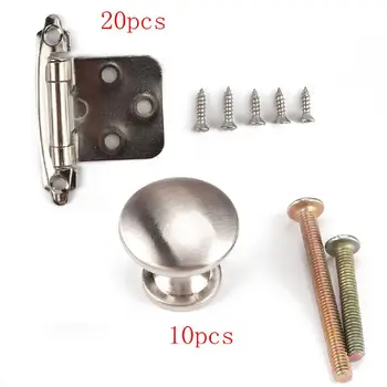 30pcs/set Face-Frame Hinge Kit American Hinge Round Knob Handle Set for Trailers RV Automobile Accessories Exterior Parts
30pcs/set Face-Frame Hinge Kit American Hinge Round Knob Handle Set for Trailers RV Automobile Accessories Exterior Parts