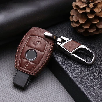 Car Protective Shell Key Cover Case Fob W/ Chain 2 Buttons Artificial Leather For Mercedes-Benz Car Styling Accessories
Car Protective Shell Key Cover Case Fob W/ Chain 2 Buttons Artificial Leather For Mercedes-Benz Car Styling Accessories