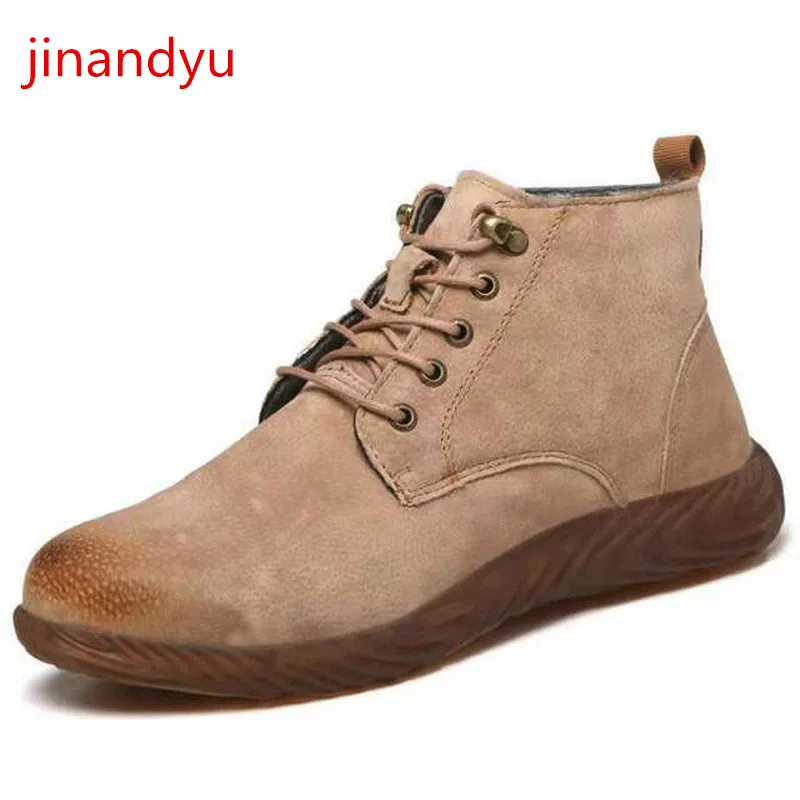 Safty Boots for Men Work Steel Toe Man Shoes Leather Genuine Boots Anti Puncture Warm Security Working Shoes Man Safety Boots
Safty Boots for Men Work Steel Toe Man Shoes Leather Genuine Boots Anti Puncture Warm Security Working Shoes Man Safety Boots