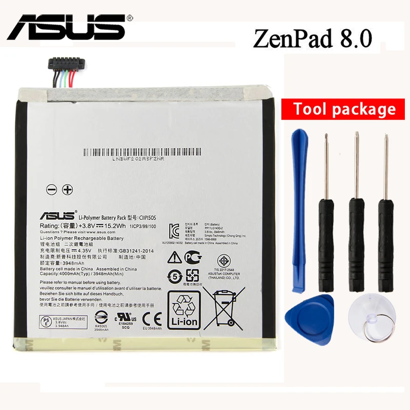 Original ASUS High Capacity C11P1505 Battery For Asus ZenPad 8.0 Z380KL P024 Z380C P022 Z380CX
Original ASUS High Capacity C11P1505 Battery For Asus ZenPad 8.0 Z380KL P024 Z380C P022 Z380CX