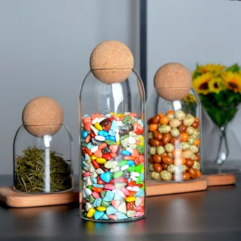 High Borosilicate Transparent Lead-Free Glass Canister Storage Tank Creative Cork Tea mason jars glass jars and lids honey jar
High Borosilicate Transparent Lead-Free Glass Canister Storage Tank Creative Cork Tea mason jars glass jars and lids honey jar