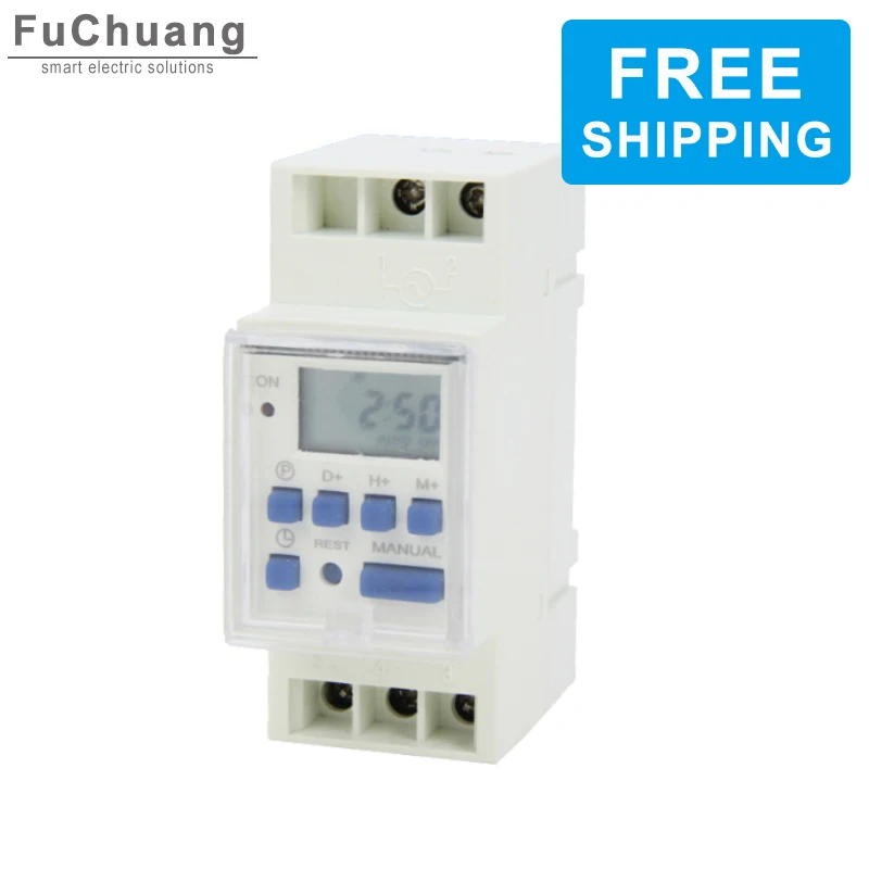 Digital Timer Switch THC15B 5000W 30A Weekly Programmable Time relay 12V 24V 48V 110V 220V for Control street lamp
Digital Timer Switch THC15B 5000W 30A Weekly Programmable Time relay 12V 24V 48V 110V 220V for Control street lamp