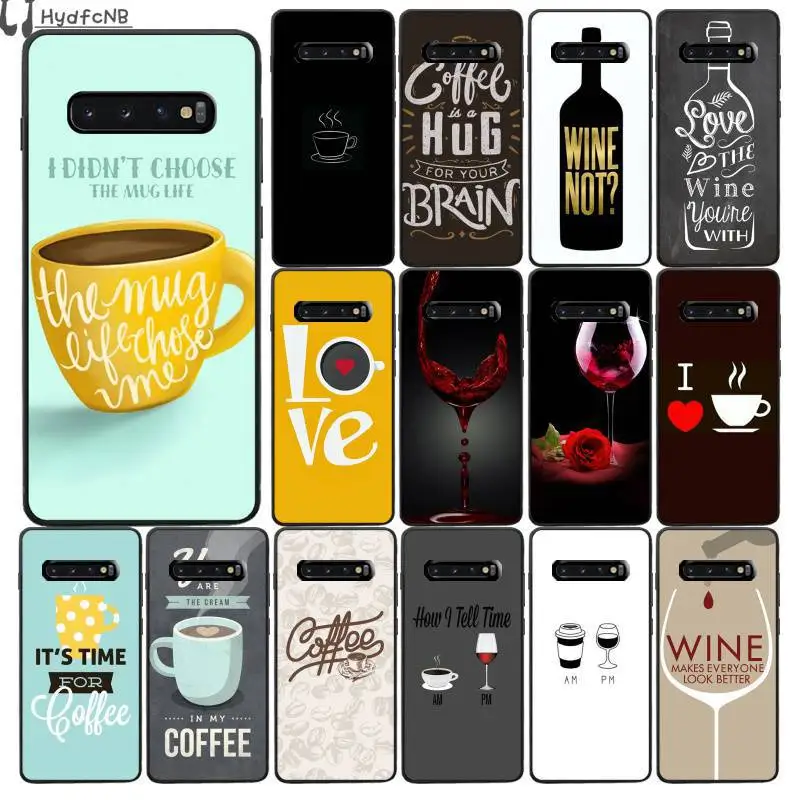 Coffee Wine Cup High Quality Silicone Phone Case for Samsung S9 plus S5 S6 edge plus S7 edge S8 plus S10 E S10 plus
Coffee Wine Cup High Quality Silicone Phone Case for Samsung S9 plus S5 S6 edge plus S7 edge S8 plus S10 E S10 plus