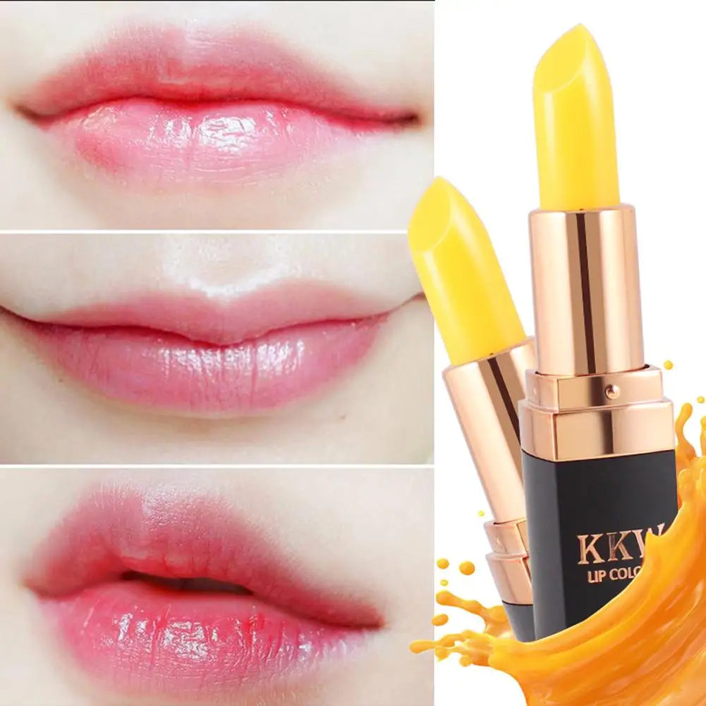 Natural Moisturizer Lipstick Temperature Changed Color Lipblam Natural Magic Pink Protector Lips Cosmetics
Natural Moisturizer Lipstick Temperature Changed Color Lipblam Natural Magic Pink Protector Lips Cosmetics