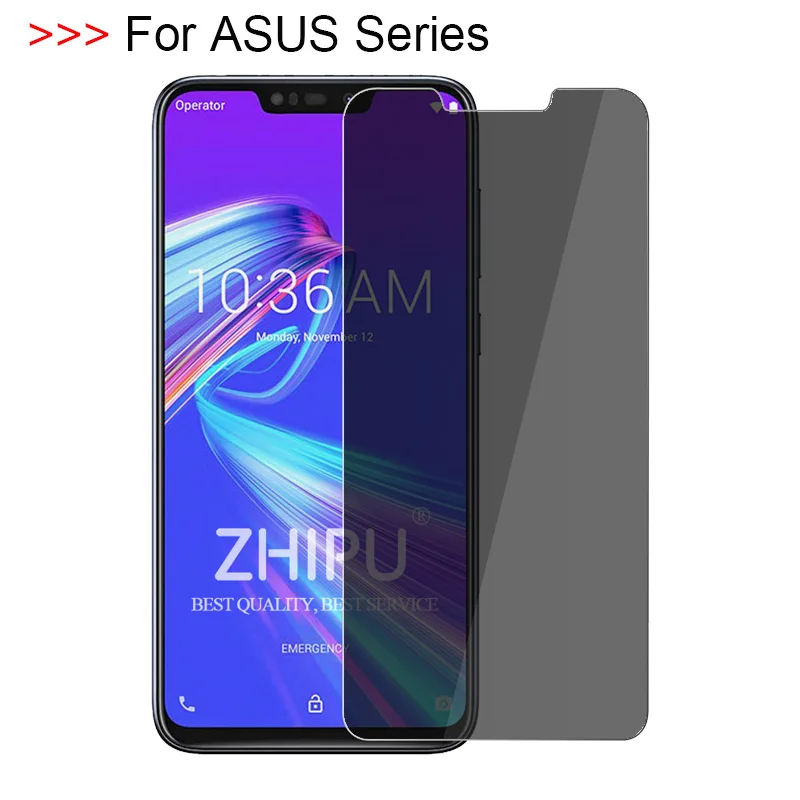 Фото Закаленное стекло ASUS Zenfone Max M2 ZB633KL 9H защита экрана от подглядывания для Asus ZenFone Pro