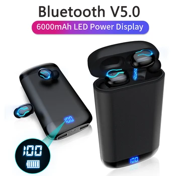 Q66 TWS Wireless Bluetooth V5.0 Earphones 6000mAh LED Power Display Waterproof HD Stereo Headset With Dual Mic for IOS & Android
Q66 TWS Wireless Bluetooth V5.0 Earphones 6000mAh LED Power Display Waterproof HD Stereo Headset With Dual Mic for IOS & Android