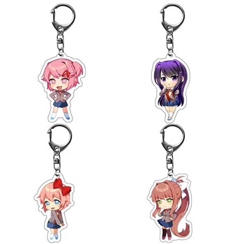 DokiDoki Literature Club Keychain Cosplay Props Acrylic Keyring Sayori Yuri Natsuki Monika Car Key Chain
DokiDoki Literature Club Keychain Cosplay Props Acrylic Keyring Sayori Yuri Natsuki Monika Car Key Chain