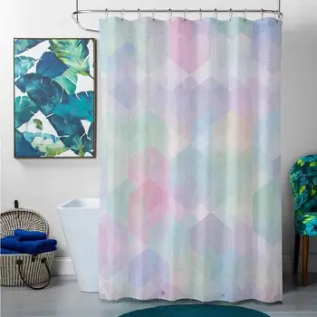 African Shower Curtains for Bathroom Pastel,Retro Style Artistic Pattern with Hexagonal Shapes Random Overlaps Cheerful Soft,
African Shower Curtains for Bathroom Pastel,Retro Style Artistic Pattern with Hexagonal Shapes Random Overlaps Cheerful Soft,