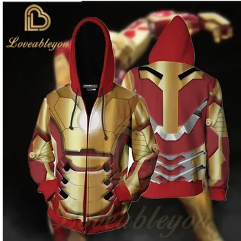 

Tony Stark Marvel Superhero 3D Print Hoodies Iron Man Cosplay Sweatshirts for Men Fashion Sweat Homme Streetwear Harajuku Hoodie