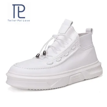 2019 Spring Autumn Vintage classic Genuine Leather Men Shoes Casual High Top Sneakers For Male Comfortable Shoe Footwear 
2019 Spring Autumn Vintage classic Genuine Leather Men Shoes Casual High Top Sneakers For Male Comfortable Shoe Footwear