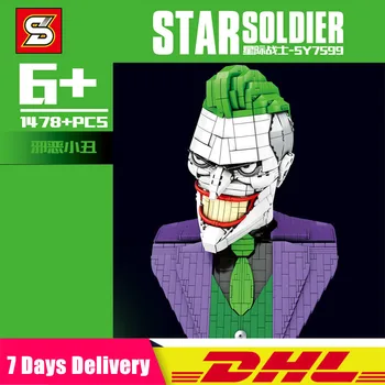 2020 MOC DC Super Hero The Joker Clown Warrior Bust Mech Batman Robot Armor Building Blocks Sets Bricks Kids Kits Movie
2020 MOC DC Super Hero The Joker Clown Warrior Bust Mech Batman Robot Armor Building Blocks Sets Bricks Kids Kits Movie
