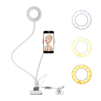 Photo Studio Selfie LED Ring Light with Phone Holder for Live Stream For iPhone Android PC Dimmable Ring Lamp for Photography
Photo Studio Selfie LED Ring Light with Phone Holder for Live Stream For iPhone Android PC Dimmable Ring Lamp for Photography