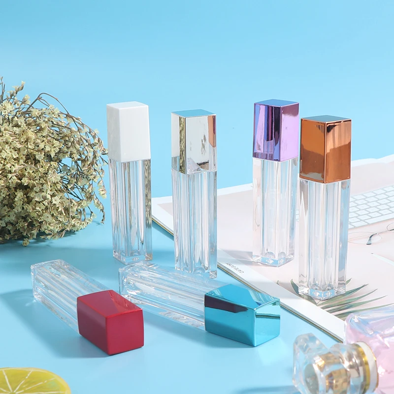 5.5ml Square Makeup Liquid Empty Lipstick Lip Gloss Tubes High Quality Transparent Cosmetic Packaging Container
5.5ml Square Makeup Liquid Empty Lipstick Lip Gloss Tubes High Quality Transparent Cosmetic Packaging Container