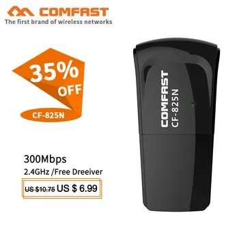 300Mbps 2dBi Mini Wi-Fi adapter PC Wi Fi Antenna WiFi Dongle 802.11b/g/n Wifi USB adaptador CF-825N wifi receiver/transmitter
300Mbps 2dBi Mini Wi-Fi adapter PC Wi Fi Antenna WiFi Dongle 802.11b/g/n Wifi USB adaptador CF-825N wifi receiver/transmitter