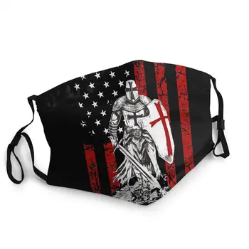 Knight Templar Crusader American Flag Reusable Face Mask Anti Haze Dustproof Mask Protection Cover Respirator Muffle
Knight Templar Crusader American Flag Reusable Face Mask Anti Haze Dustproof Mask Protection Cover Respirator Muffle